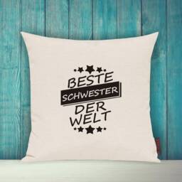 Pillow Covers, Pillow Decoration, Best Sister in The World - thumbnail 2
