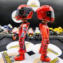 2 Handmade Moto-Gp Rider Figure Marq Artwork Biker Gift Xmas Christmas - thumbnail 2