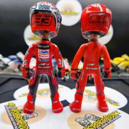 2 Handmade Moto-Gp Rider Figure Marq Artwork Biker Gift Xmas Christmas - thumbnail 3
