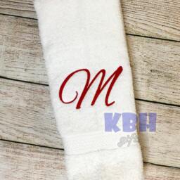 Ships Fast Monogrammed Hand Towel