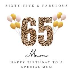 Personalised Mum 65Th Birthday Candle Gift Box Hamper Card Present W - thumbnail 4