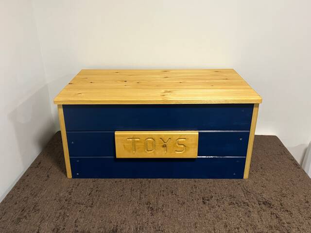 Personalised Toy Box Safest On Etsy 100's Of Colours - image 1