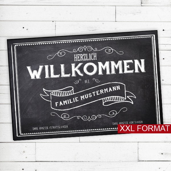 "xxl Doormat ""Vintage" - image 1