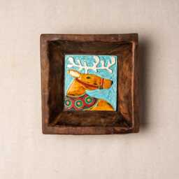Christmas Ceramic Wall Art Framed, 12 - thumbnail 3
