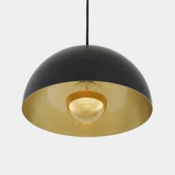 Avon Dome Pendant With Brass Interior 11.75'' Ip20 - thumbnail 3