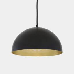 Avon Dome Pendant With Brass Interior 11.75'' Ip20 - thumbnail 1