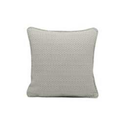 Clarke & - Pavo Natural Luxurious Embroidered Chenille Piped Cushion Cover Handmade Throw Pillow Designer Home D??cor - thumbnail 2