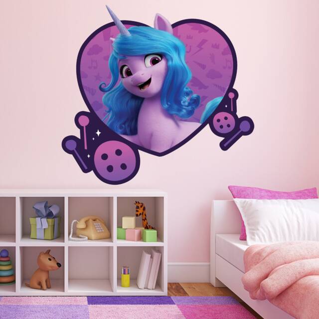 My Little Pony Wall Sticker - A New Generation Izzy Jumping Through Decal Kids Art - image 1