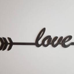 Love Arrow Home Decor. Metal Wall Arrow. Sign. Valentine Gift. Wedding - thumbnail 2