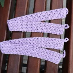 Violet Curtain Tie Backs, Lilac Holdbacks - thumbnail 3