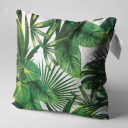 Tropical Palm Leaves Cushion Cover - Double Sided Printing On The Soft Touch Chenille Fabric With Multi Size Options Oeko-Tex?? Standard - thumbnail 3