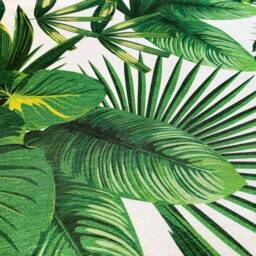 Tropical Palm Leaves Cushion Cover - Double Sided Printing On The Soft Touch Chenille Fabric With Multi Size Options Oeko-Tex?? Standard - thumbnail 2