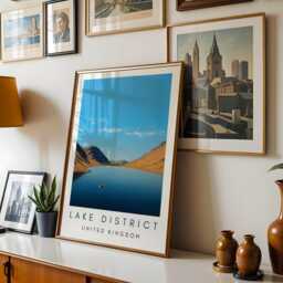 Lake District Wall Art Print Landscape Poster - Scenic Travel Decor - thumbnail 2