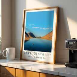 Lake District Wall Art Print Landscape Poster - Scenic Travel Decor - thumbnail 3