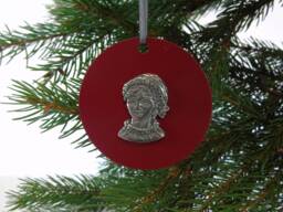 Jane Austen Christmas Decoration - Pride & Prejudice Ornament Unique Decor Gift - thumbnail 1