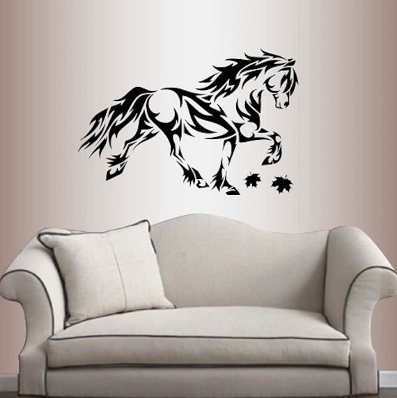 In-Style Decals Wall Vinyl Decal Home Decor Art Sticker Beautiful Horse Stallion Mustang Animal Room Removable Stylish Design 49 - image 1