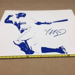Baseball Decal - Mookie Betts Decal Boys Bedroom Decor Player Vinyl Sticker Large Wall Art - thumbnail 2