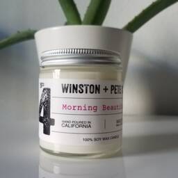 Morning Beautiful Soy Candle - 4Oz Floral & Fresh Scent Hand-Poured Vegan Minimalist Home Decor & Gift For Her - thumbnail 2
