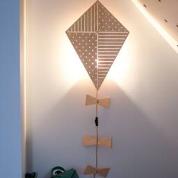 Kite Plywood Wall Lamp - thumbnail 4