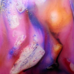 Handmade Candles, Decorative Purple Candles - thumbnail 2