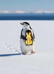 Adorable Penguin Night Light For Kids' Room - Cozy Bedroom Lamp, Nursery Decor, Soft Illumination