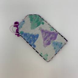 Beaded Christmas Ornament Tag Shape With For You On Front - thumbnail 3