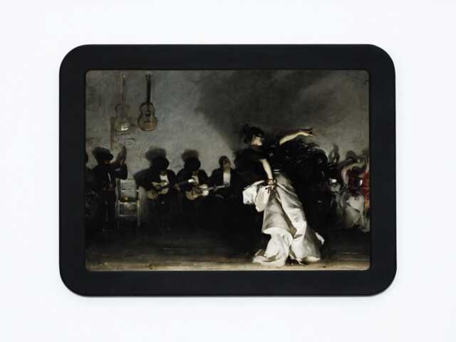 El Jaleo John Singer Sargent Dancer Dancing Music Classic Painting Wooden Framed Art Print - image 1