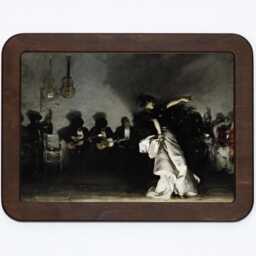 El Jaleo John Singer Sargent Dancer Dancing Music Classic Painting Wooden Framed Art Print - thumbnail 2