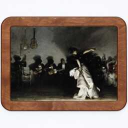 El Jaleo John Singer Sargent Dancer Dancing Music Classic Painting Wooden Framed Art Print - thumbnail 3