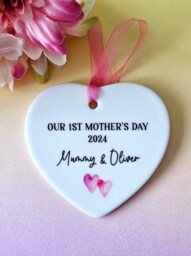 First Mothers Day, Personalised Gift, New Mum Day Gift For Mum, Her, Ceramic, Handmade - thumbnail 1
