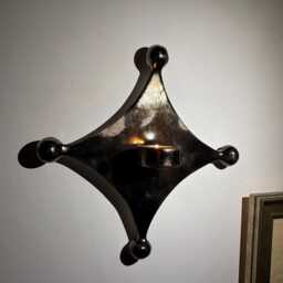 The North Star Sconce A Sculptural Ceramic Wall Shrine - thumbnail 3