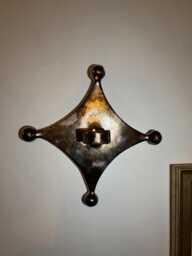 The North Star Sconce A Sculptural Ceramic Wall Shrine