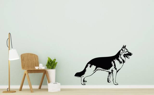 Veterinary Wall Decals German Shepherd Decal Dog Vinyl Stickes Pets Shop Grooming Salon Decor Chu753 - image 1