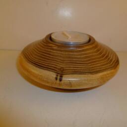 Acacia Wood Candlestick Bta2 - thumbnail 2