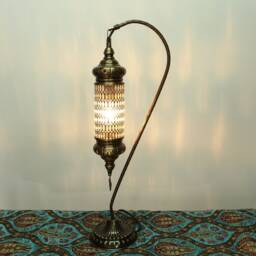 Turkish Desk Lamp, Desk Light, Table Lamp, Morocco Style Lamp, Night Lamp, Standing Light, Office Desk Lamp, Boho Style, Turkey Lamp - thumbnail 2