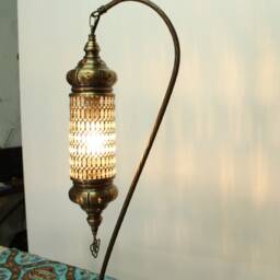 Turkish Desk Lamp, Desk Light, Table Lamp, Morocco Style Lamp, Night Lamp, Standing Light, Office Desk Lamp, Boho Style, Turkey Lamp - thumbnail 3