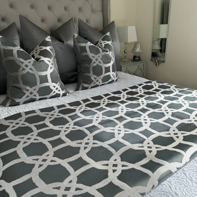 Luxury Bed Runner, Throw Double, King Size, Super King, Bedding Set, Decorative Runner For Or Hotel Bespoke - image 1