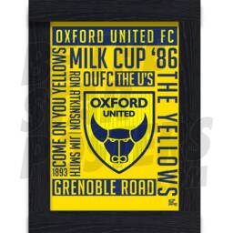 Oxford United Fc Word Poster - Officially Licensed Product - thumbnail 2