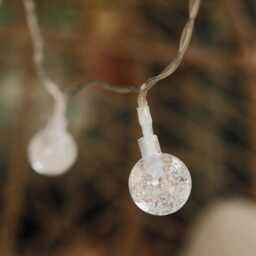 10Led Solar Bubble White String Lights Outdoor Garden Decor Decoration Eco Light - thumbnail 4