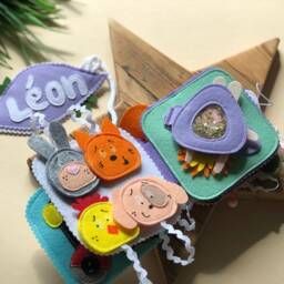 Personalised Felt Quiet Book From 6 Month To 2 Years, Educational Book, Felt Busy Book, Baby Activity Book. Activity Toys - thumbnail 3