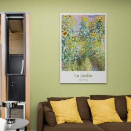 Le Jardin By Claude Monet - 1840-1926 - Wrapped Frame Canvas Rolled Photo/Poster Print - thumbnail 2