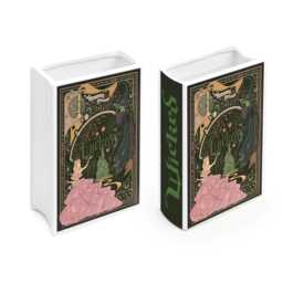 Wicked Broadway Book Vase, Acrylic Shaped Vase With Elphaba & Glinda, Musical Witch Decor, Wizard Of Oz Inspired Bookish - thumbnail 3