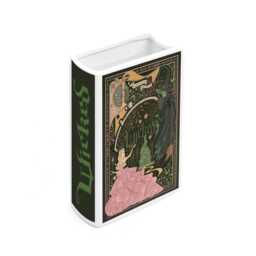 Wicked Broadway Book Vase, Acrylic Shaped Vase With Elphaba & Glinda, Musical Witch Decor, Wizard Of Oz Inspired Bookish - thumbnail 2