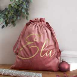 Personalised Santa Sacks, Stockings For Christmas, Gift Bags, Christmas Eve Box Idea, Custom Xmas Gift, Bags, Sacks - thumbnail 3