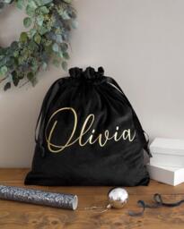 Personalised Santa Sacks, Stockings For Christmas, Gift Bags, Christmas Eve Box Idea, Custom Xmas Gift, Bags, Sacks