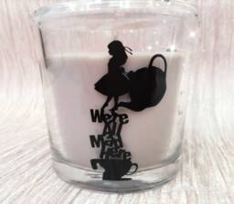"Alice in Wonderland Candle ""We're All Mad Here" - thumbnail 1
