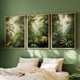 Henri Rousseau Floral Set Of 3 Posters, Boho Wall Print, Botanical Art, Tropical Decor, Jungle Aesthetic, Gift - thumbnail 3