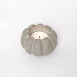 Concrete Pumpkin Home Decor Statue Sculpture Planter Airplant Succulent Holder Pot Candle Cactus Halloween Tea Light - thumbnail 3
