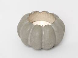 Concrete Pumpkin Home Decor Statue Sculpture Planter Airplant Succulent Holder Pot Candle Cactus Halloween Tea Light - thumbnail 1