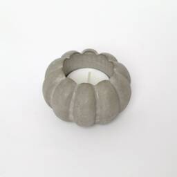 Concrete Pumpkin Home Decor Statue Sculpture Planter Airplant Succulent Holder Pot Candle Cactus Halloween Tea Light - thumbnail 2